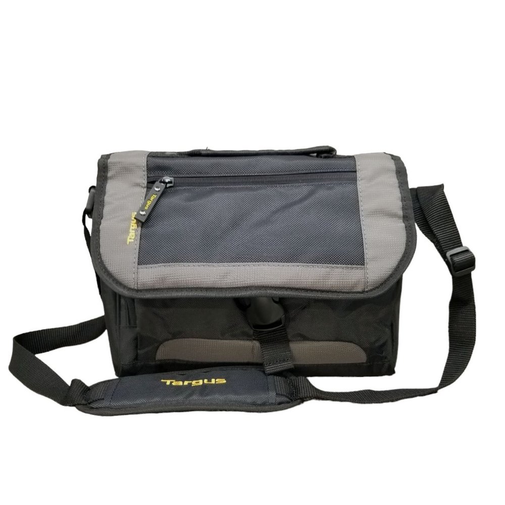 Targus Notebook Table Messenger Bag TSM148-50 Black Grey Shoulder Strap